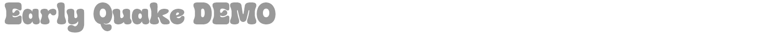 Early Quake font preview